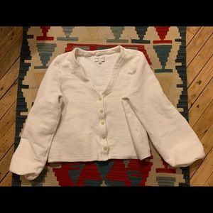 Madewell Texture & Thread bubble sleeve